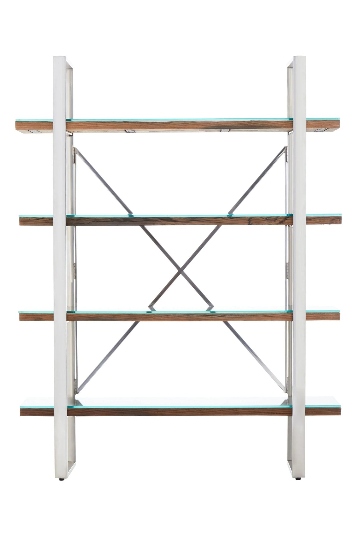 Madison Recycled Wood Four Tier Shelf Unit