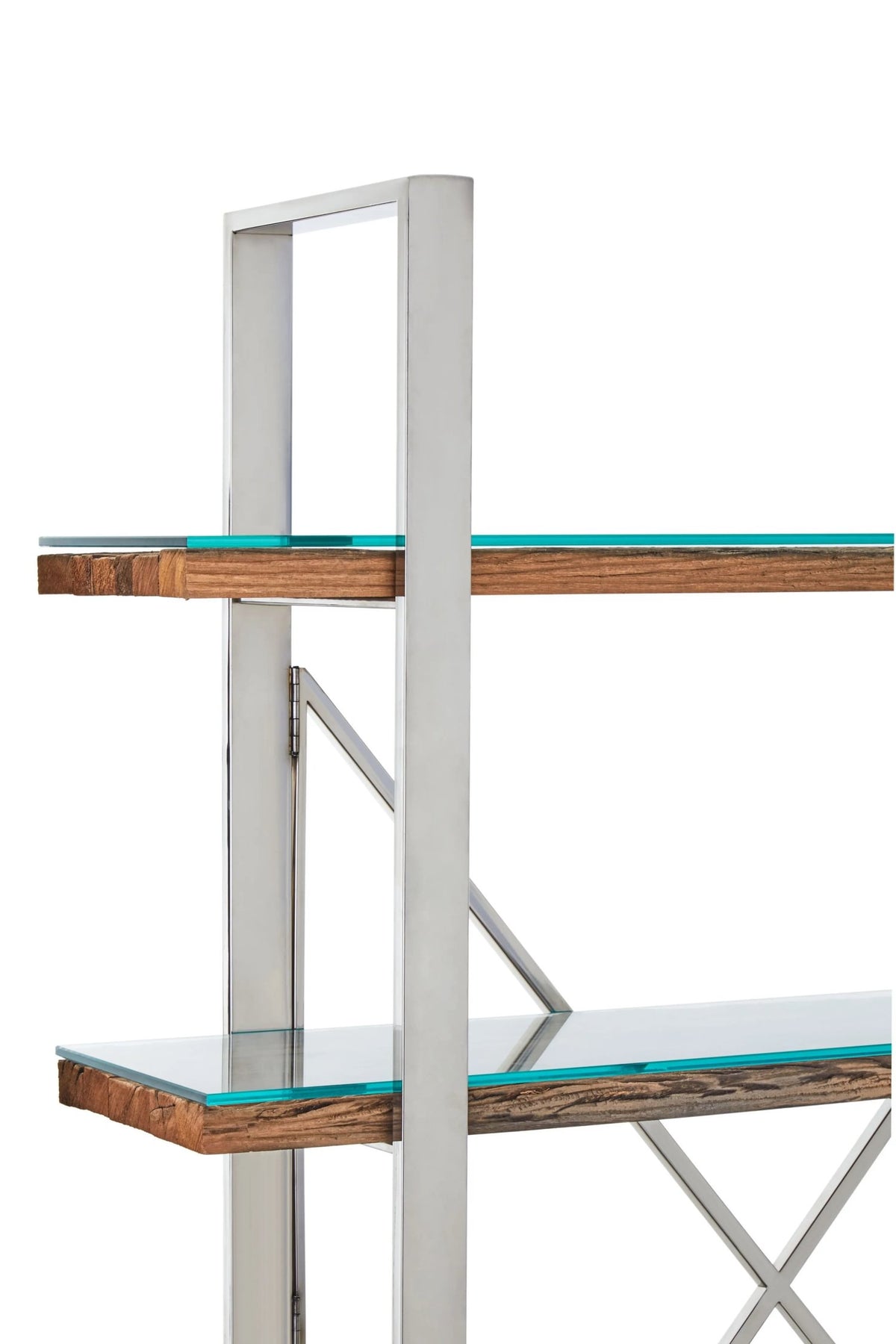 Madison Recycled Wood Four Tier Shelf Unit