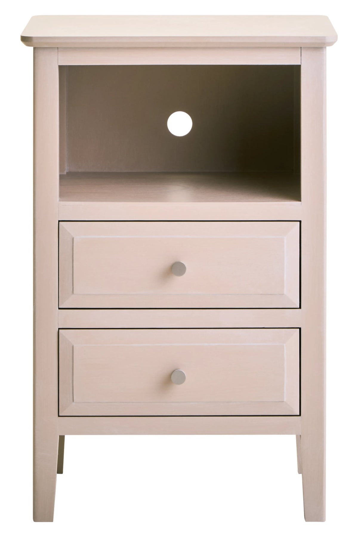 Savoy Two Drawer Wooden Side Table