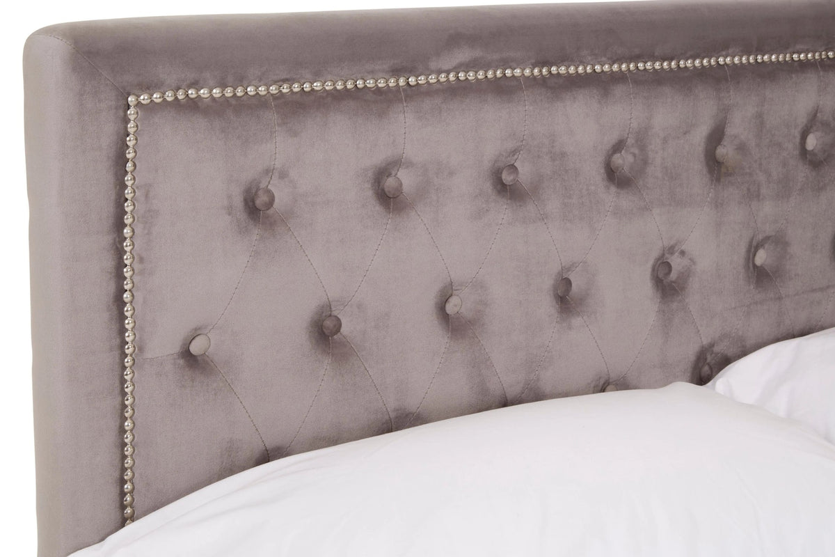 Brighton Ottoman Double Bed #colour_grey