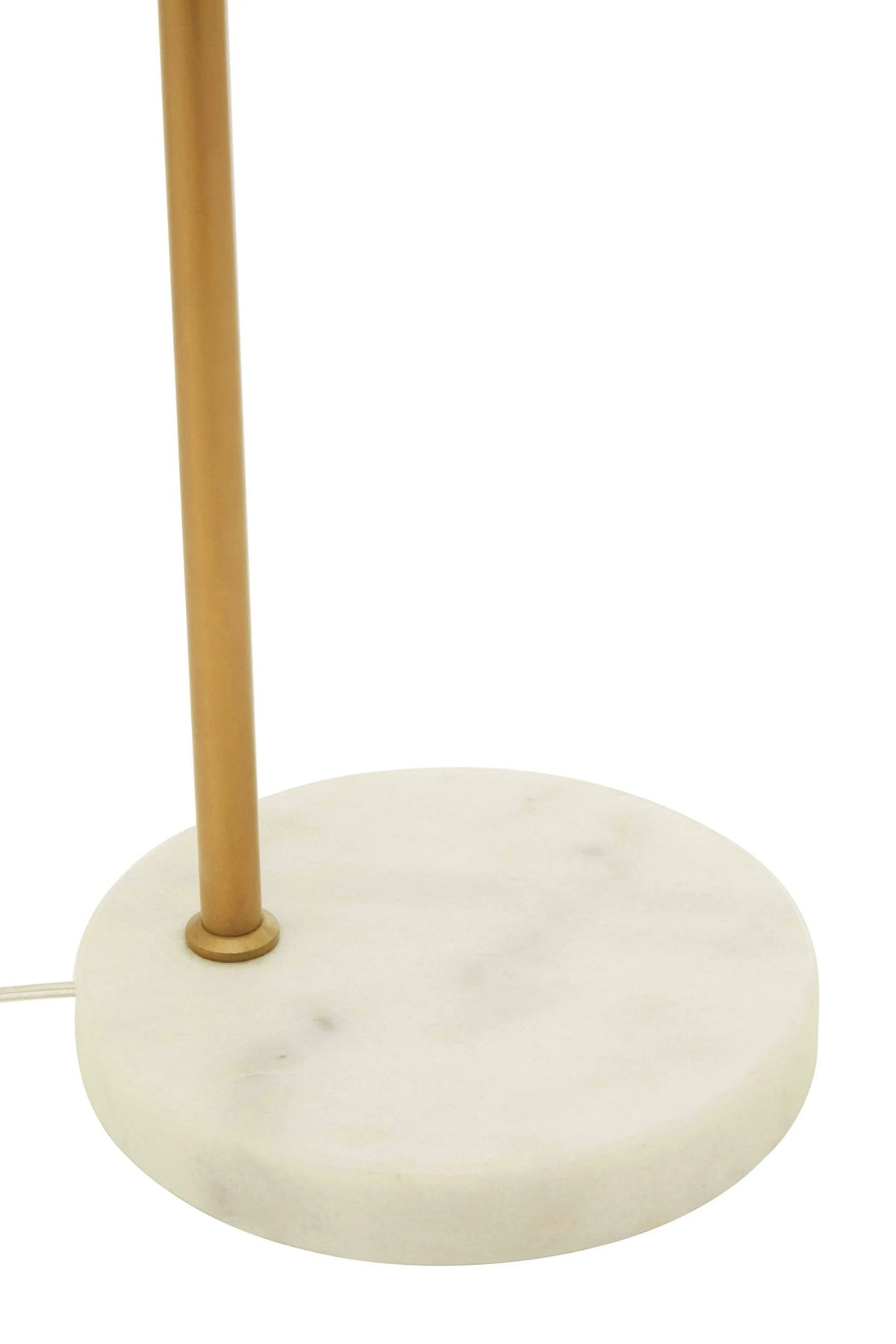 Siena Gold Finish Metal Floor Lamp