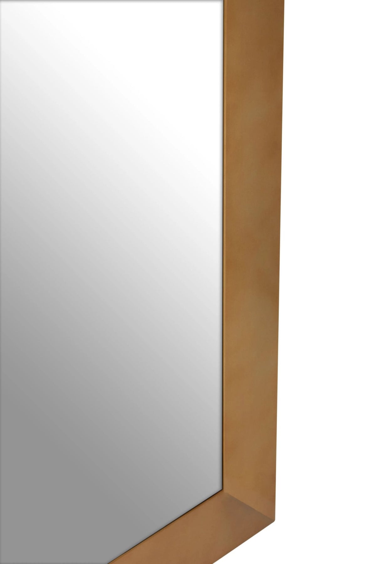 Durham Gold Finish Full Length Wall Mirror