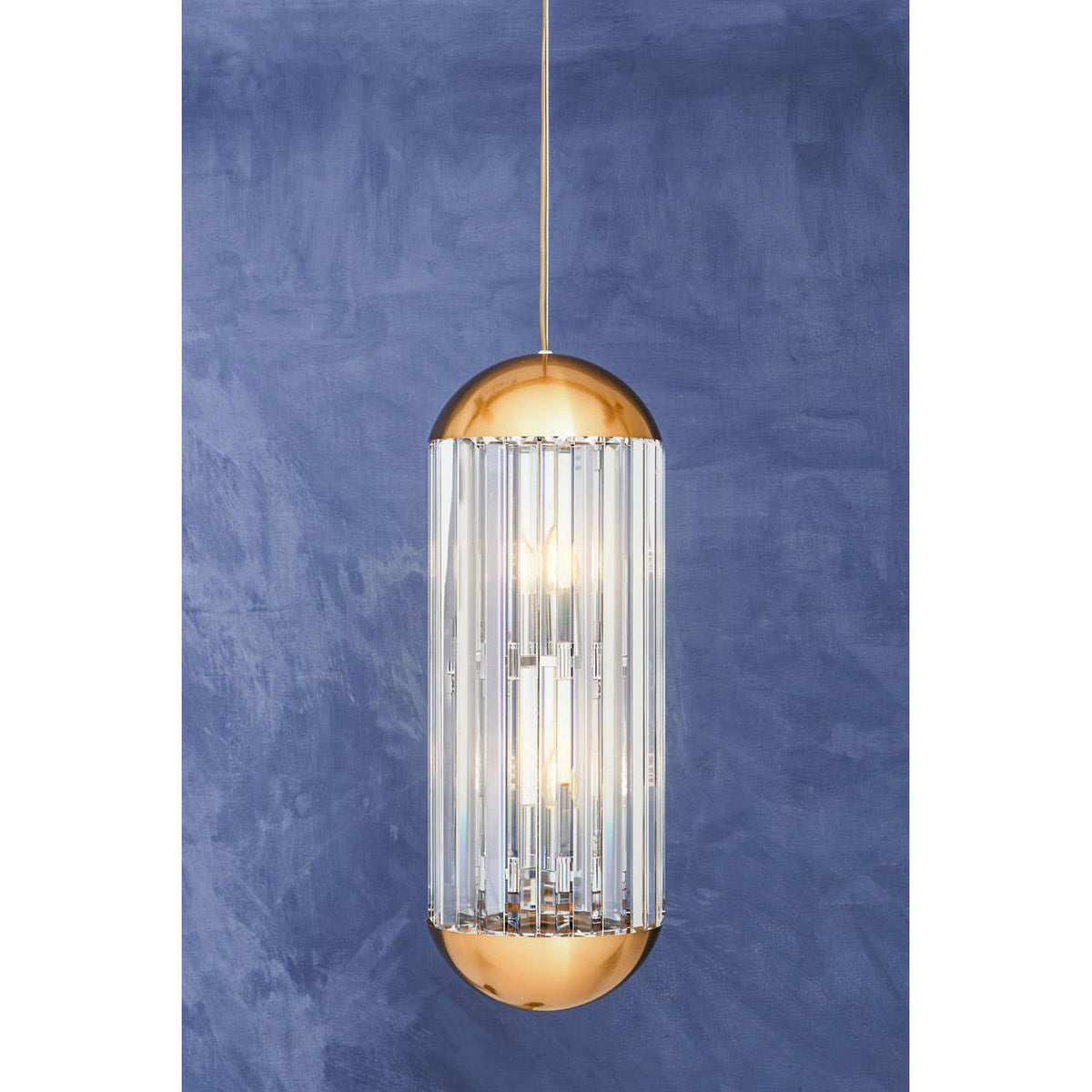 Vienna 6 Bulb Small Crystal Pendant Light