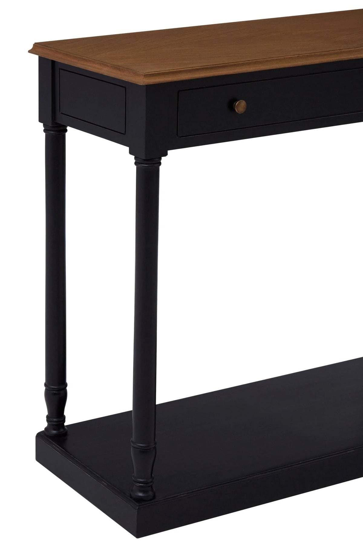 Stirling 1 Drawer Black Console Table