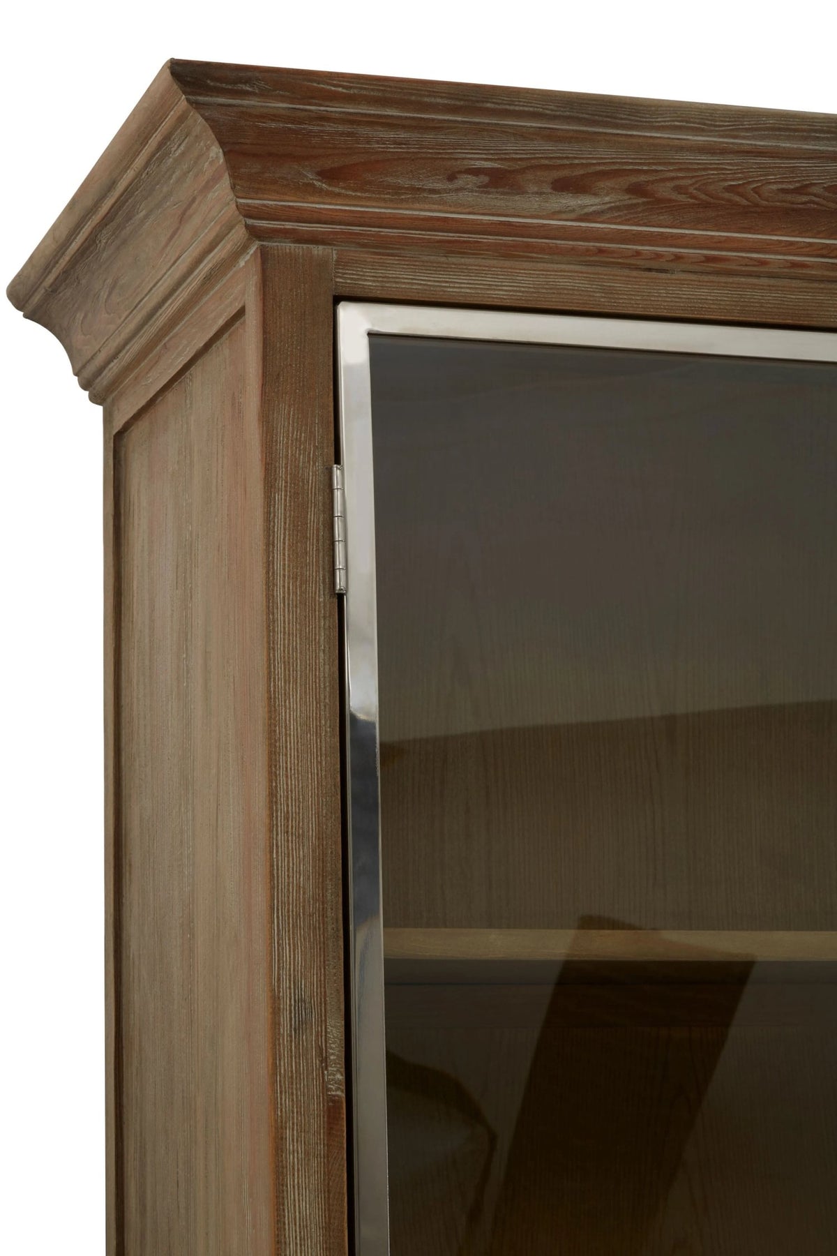 Notting White Washed Pine Wood 2 Door Cabinet