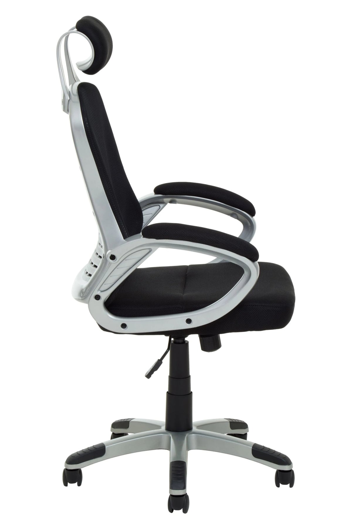 Windsor Black and Silver Home Office Chair