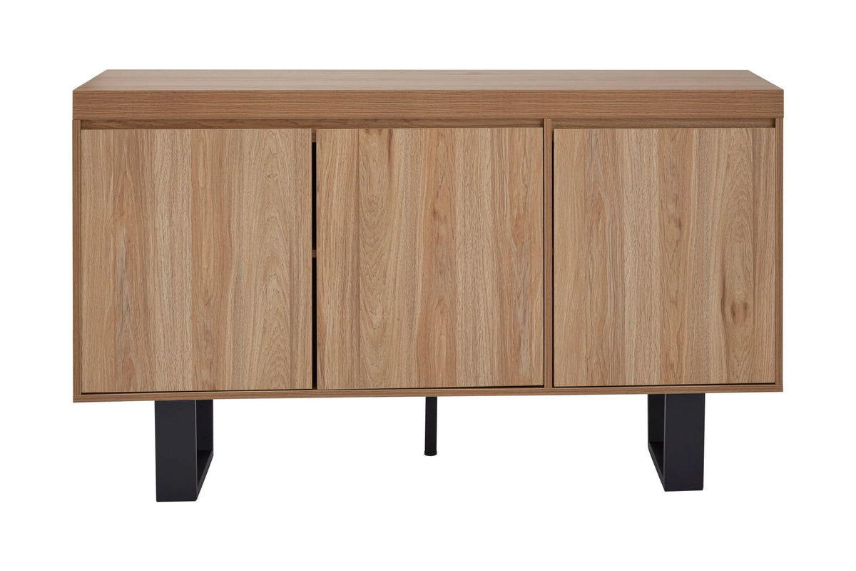 Dedham Wood Effect 3 Door Sideboard