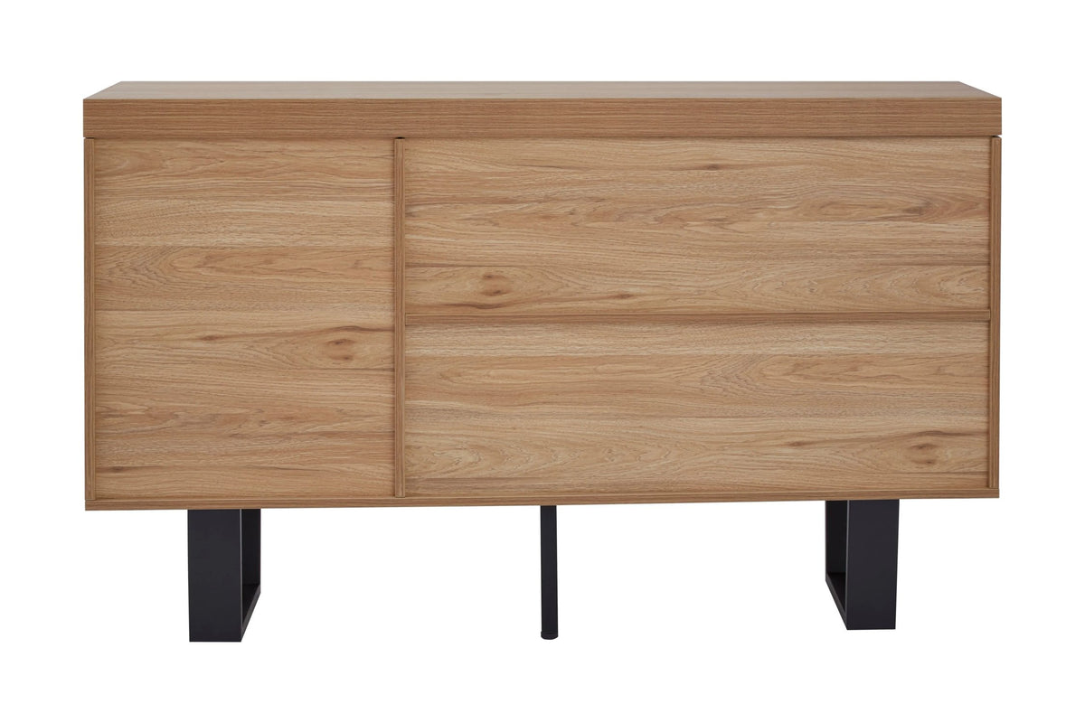 Dedham Wood Effect 3 Door Sideboard