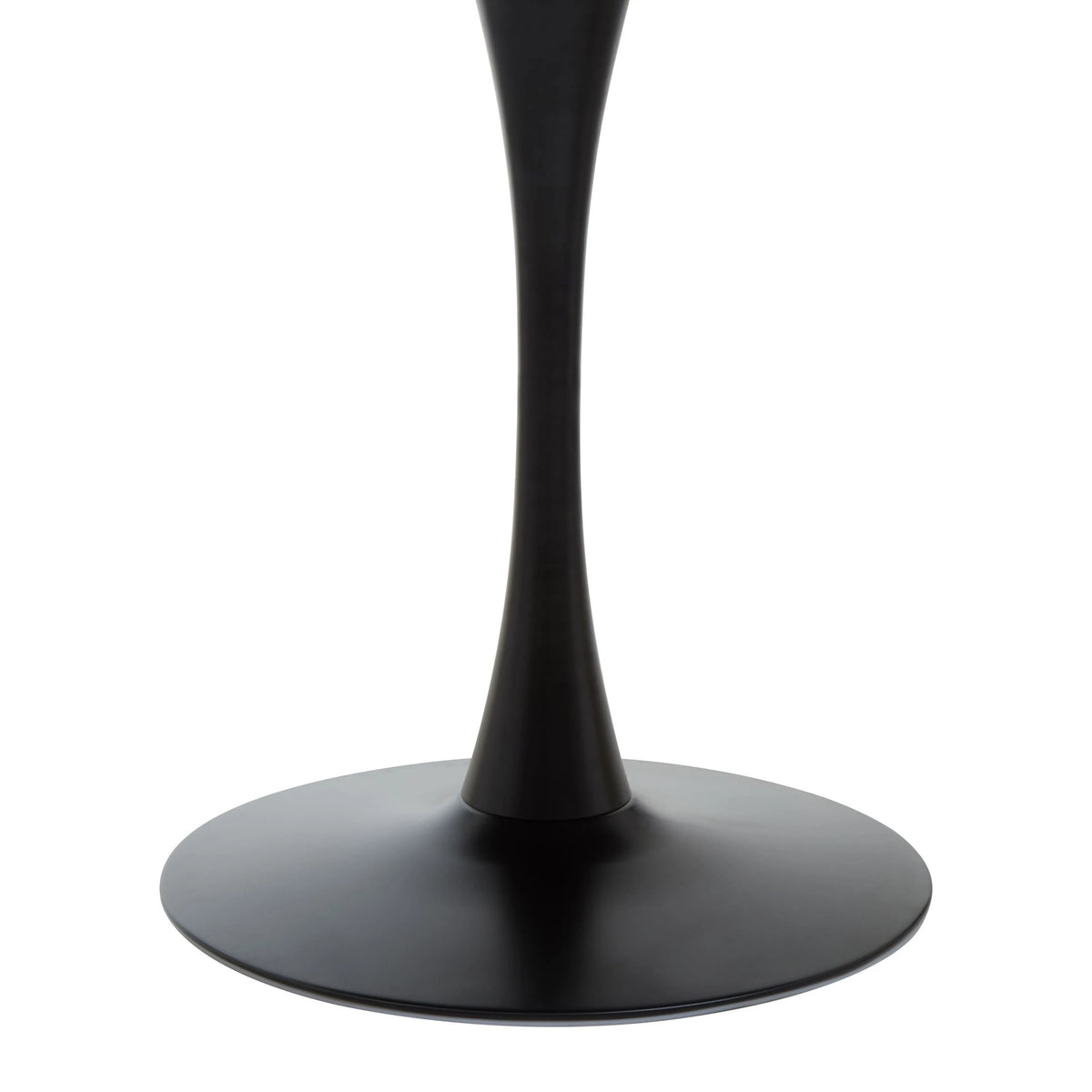 Westerham Large Round Black Tulip Dining Table