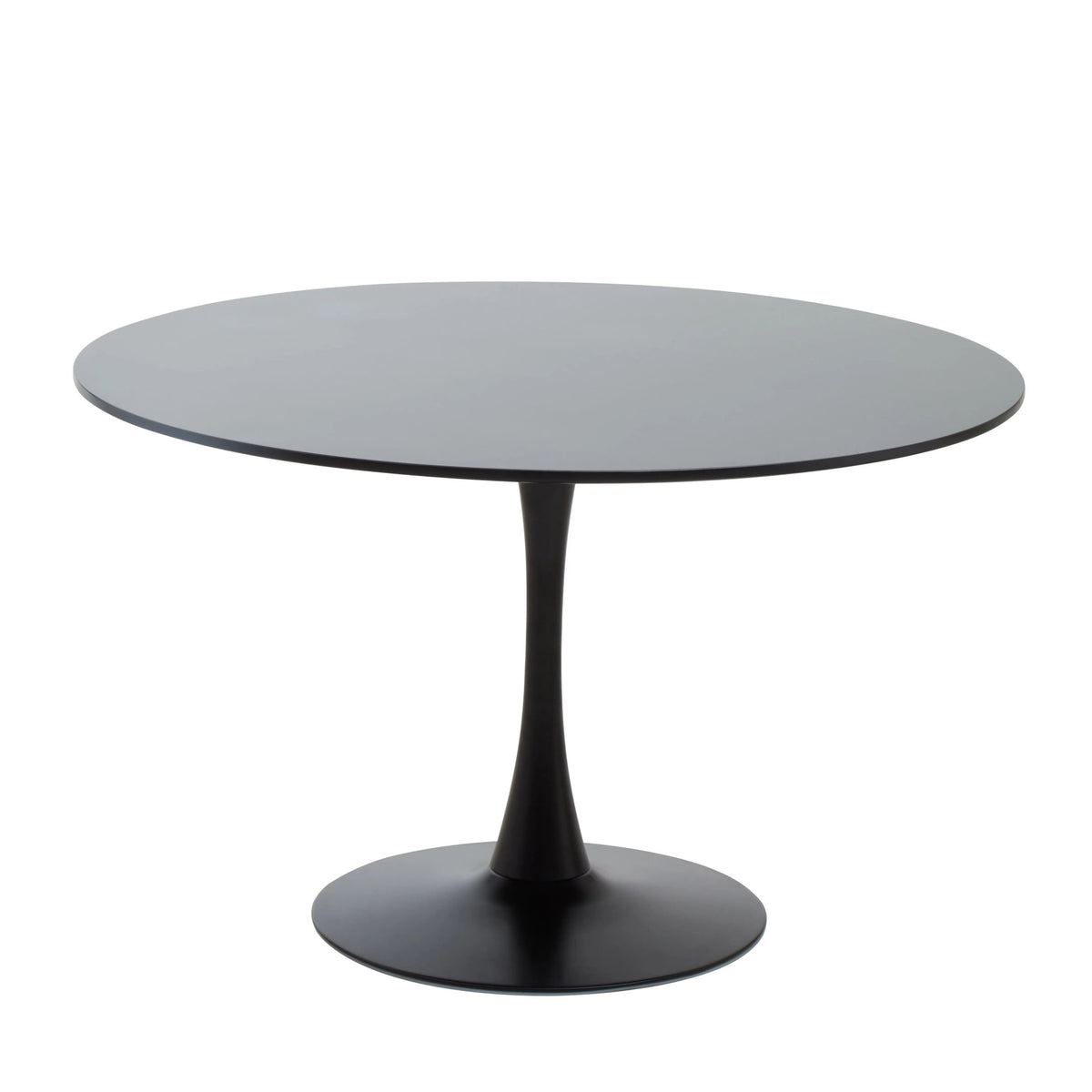 Westerham Large Round Black Tulip Dining Table