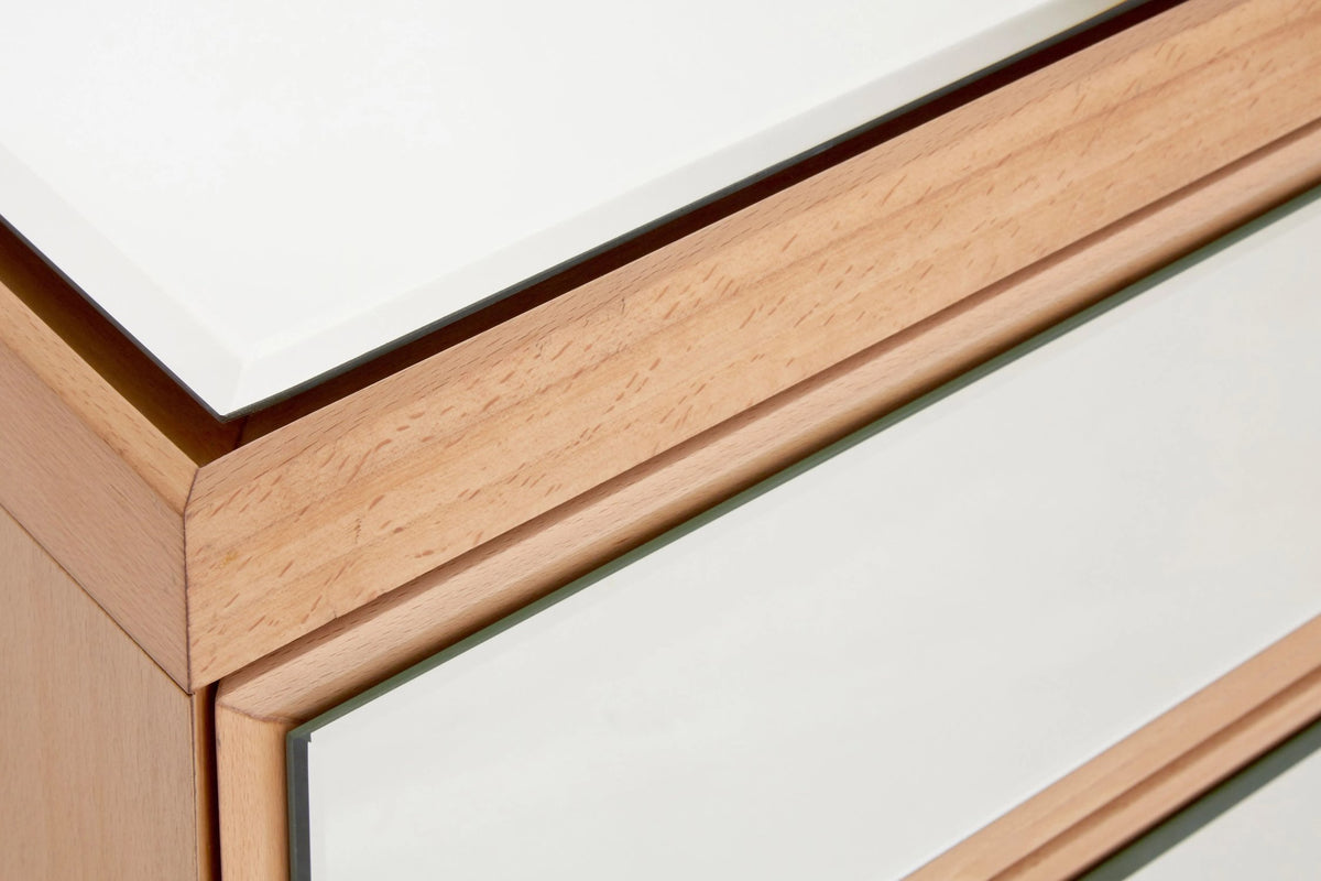 Vienna Mirrored 6 Drawer Chest