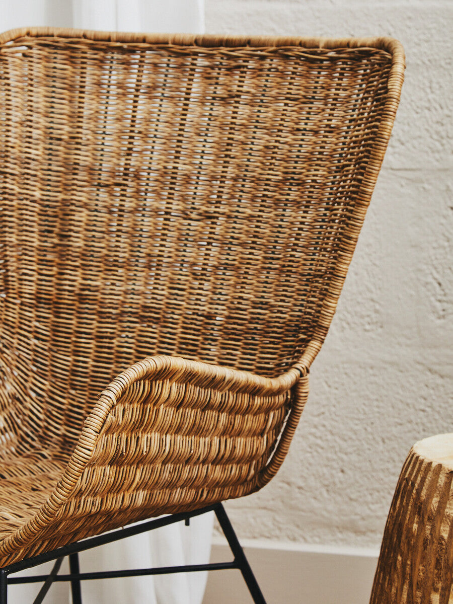 Cambridge Grey Wash Rattan Chair