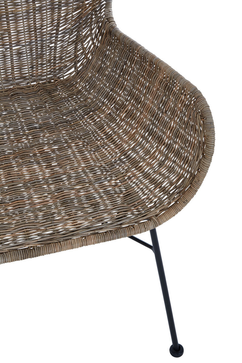 Cambridge Grey Wash Rattan Chair
