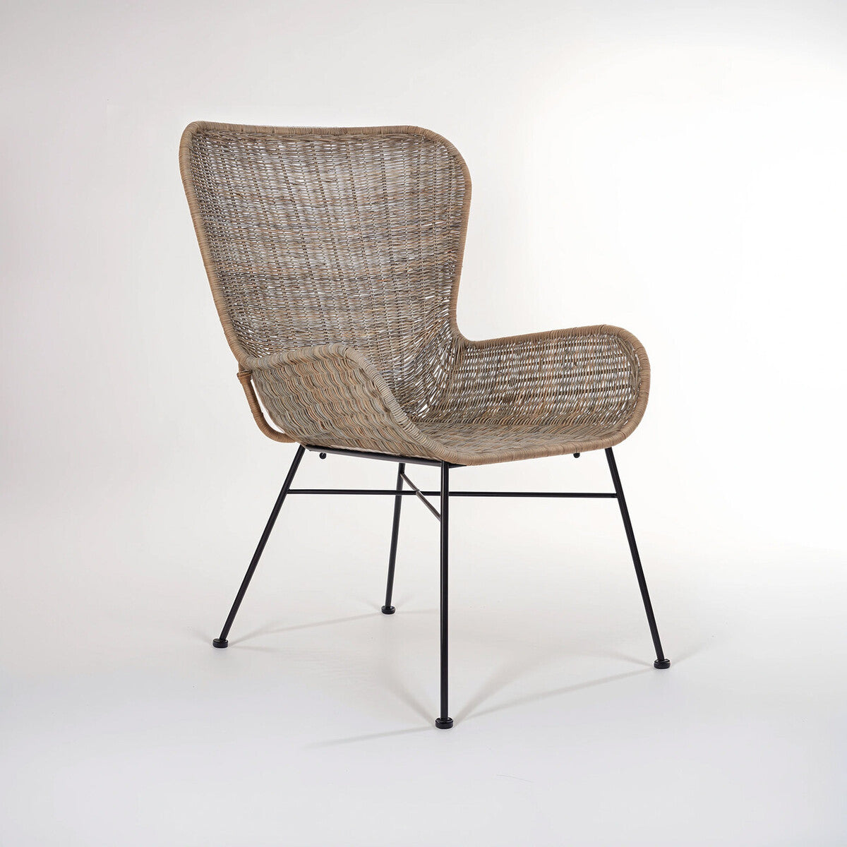 Cambridge Grey Wash Rattan Chair