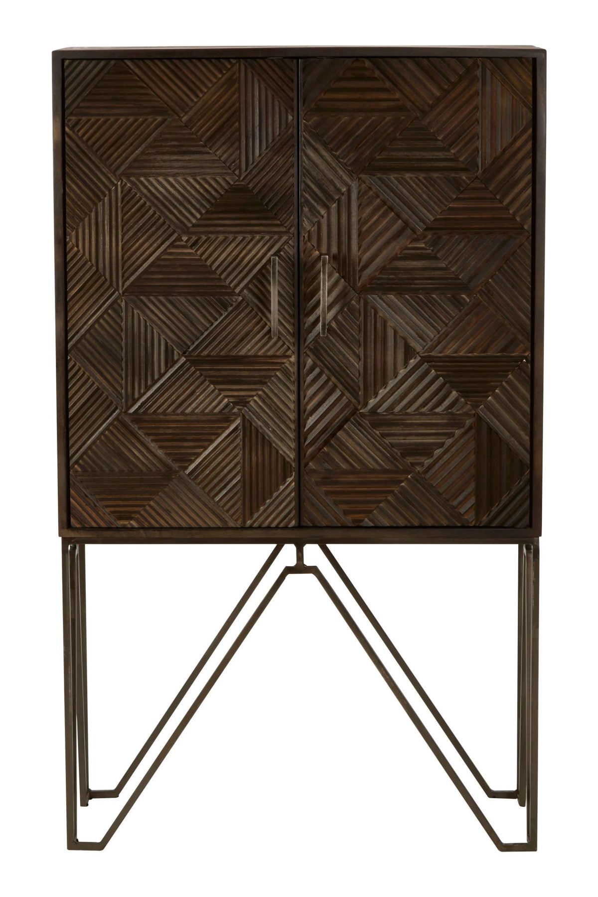 Savoy Carved Mango Wood Cabinet