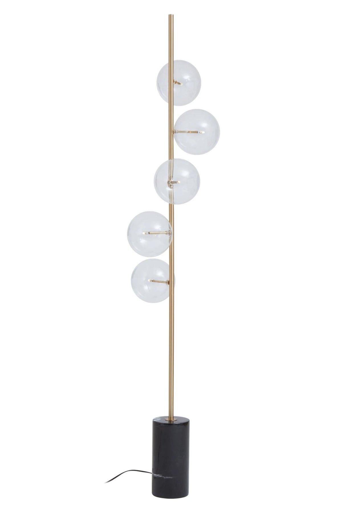 Cambridge Marble and 5 Bulb Floor Lamp