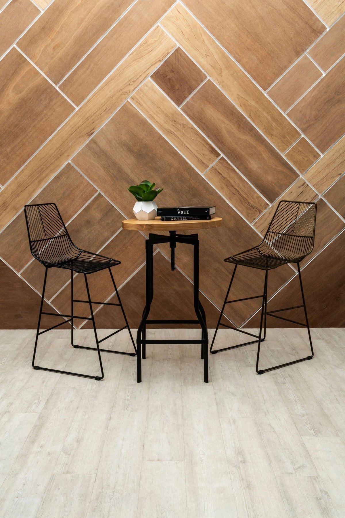 Belgravia Ash Veneer Bar Table