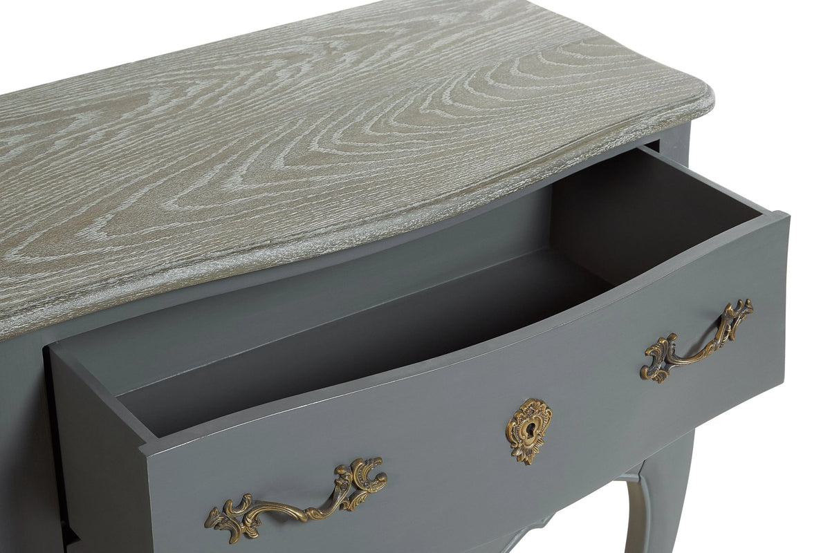 Stirling Dark Grey 4 Drawer Sideboard