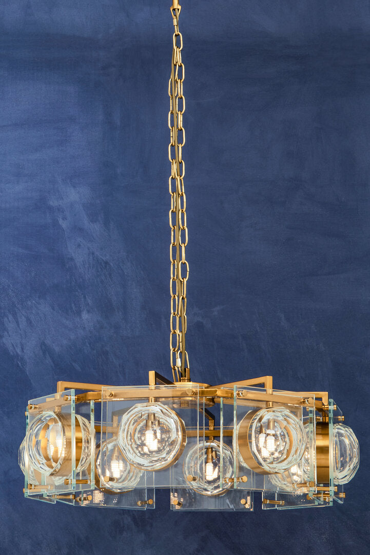 Vienna Townhouse 8 Bulb Pendant Light