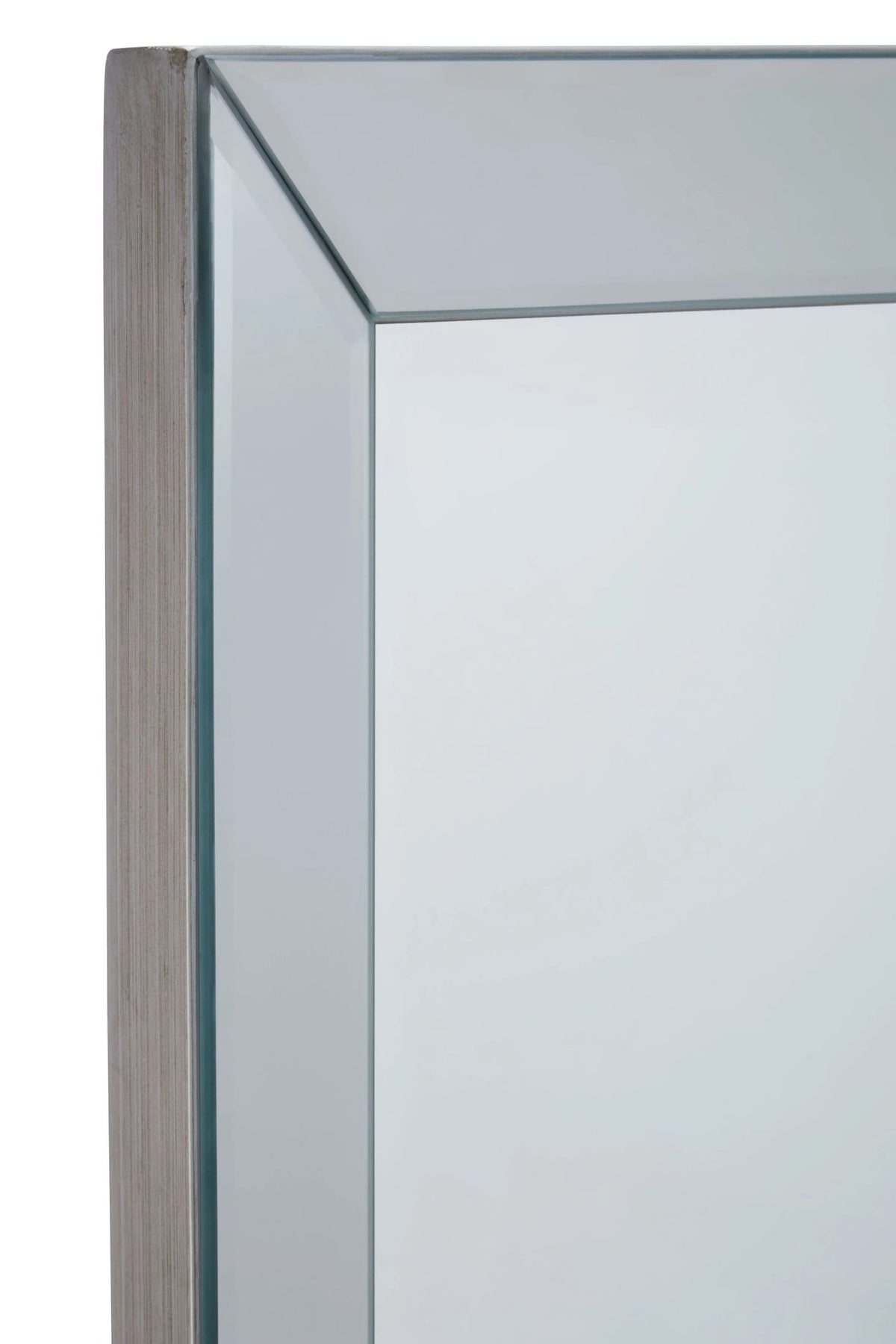 Topsham Silver Floor Mirror