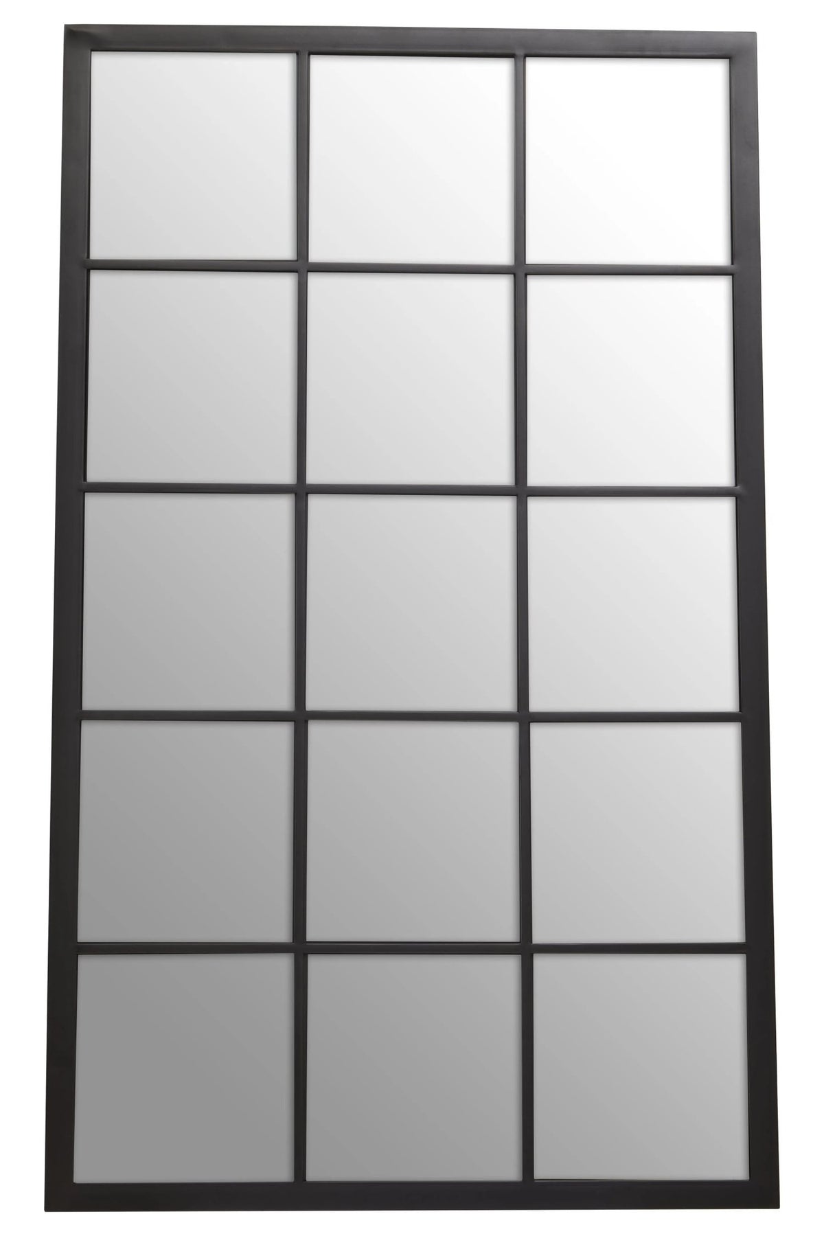 Hayle Black Grid Full Length Large Wall Mirror