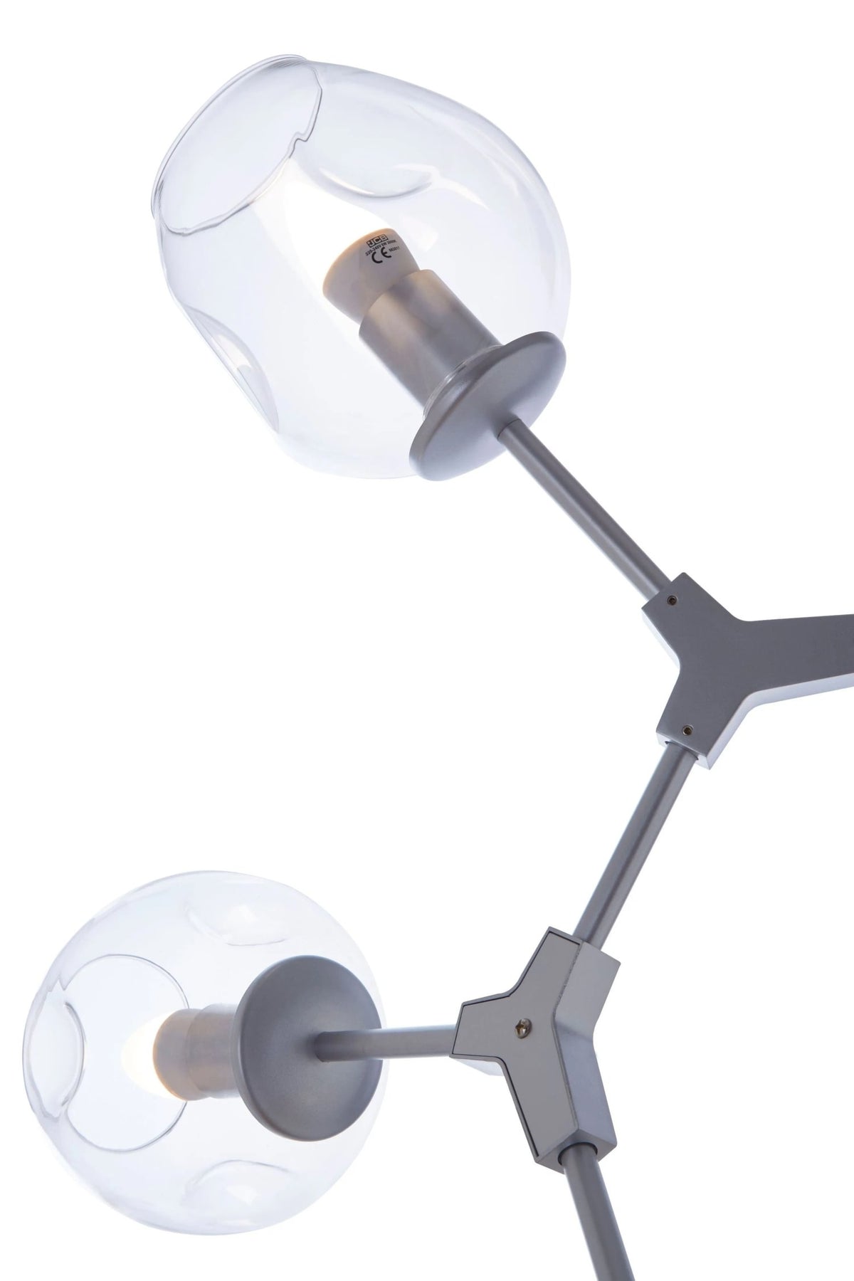 Cambridge Silver Finish Adjustable 5 Arm Statement Pendant Light