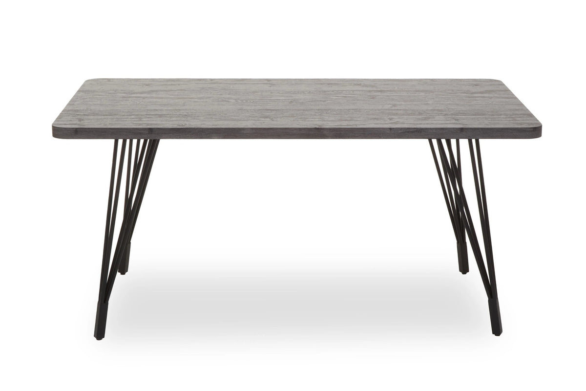 Aldeburgh Dark Grey Veneer Dining Table