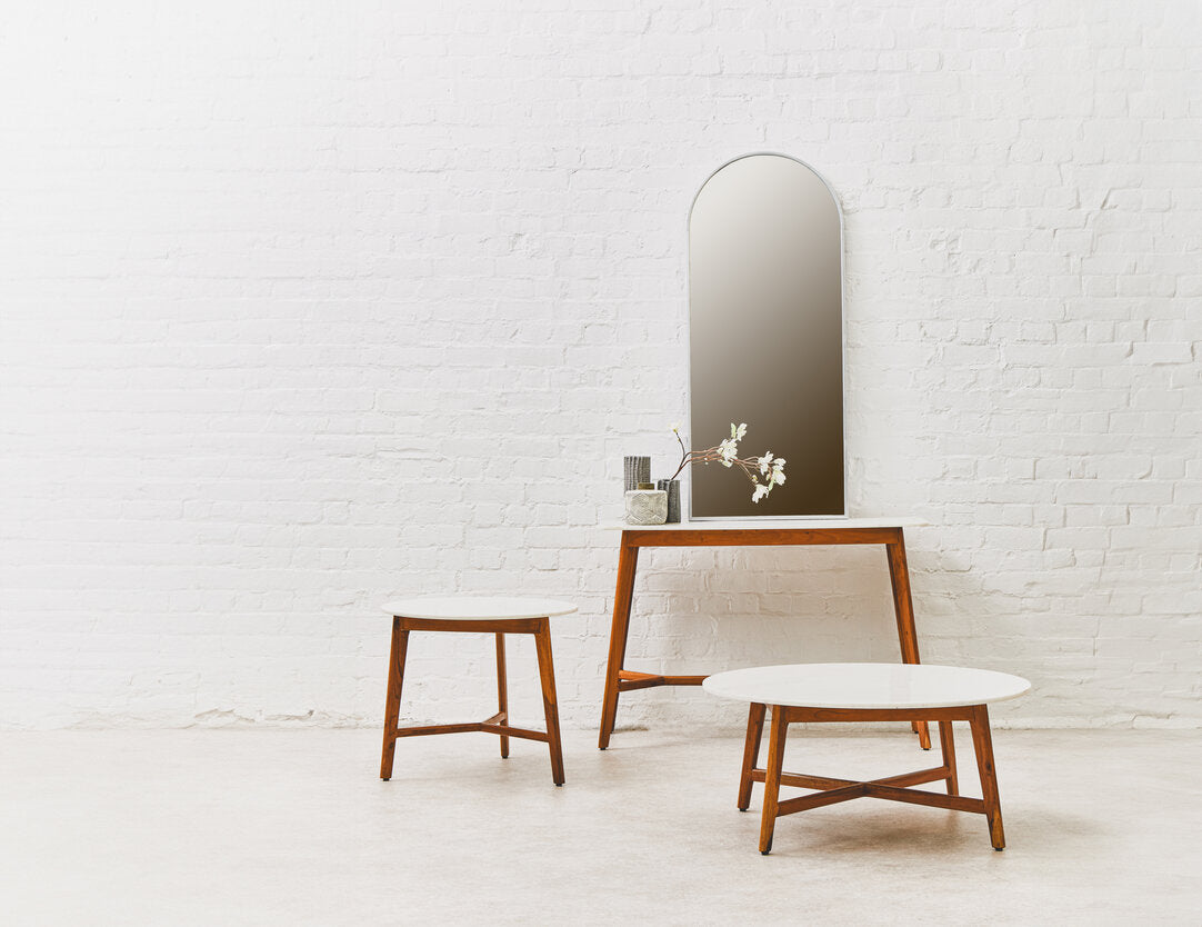 Richmond White Marble Coffee Table