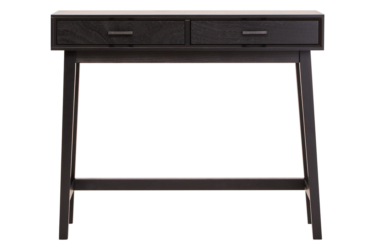 Savoy Two Drawer Console Table #colour_black