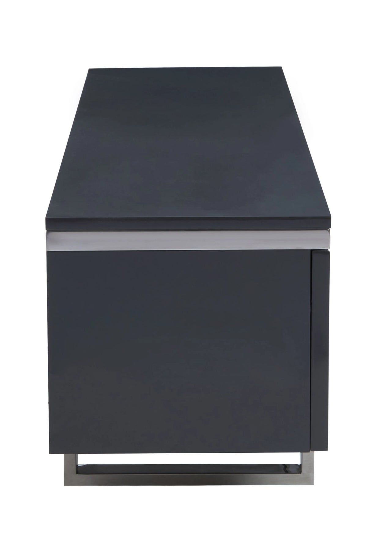 Sandringham Grey Gloss Finish Media Unit