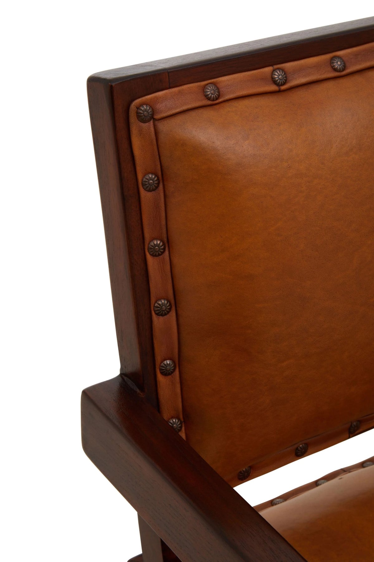 Carlton Tan Leather Dining Chair