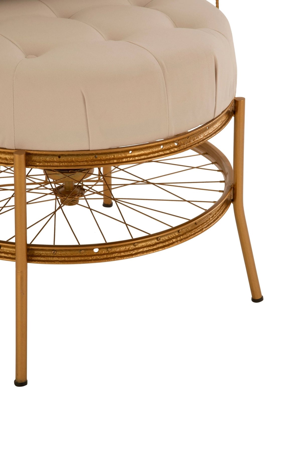 Lyndhurst Wheel Design Chair #colour_natural-gold