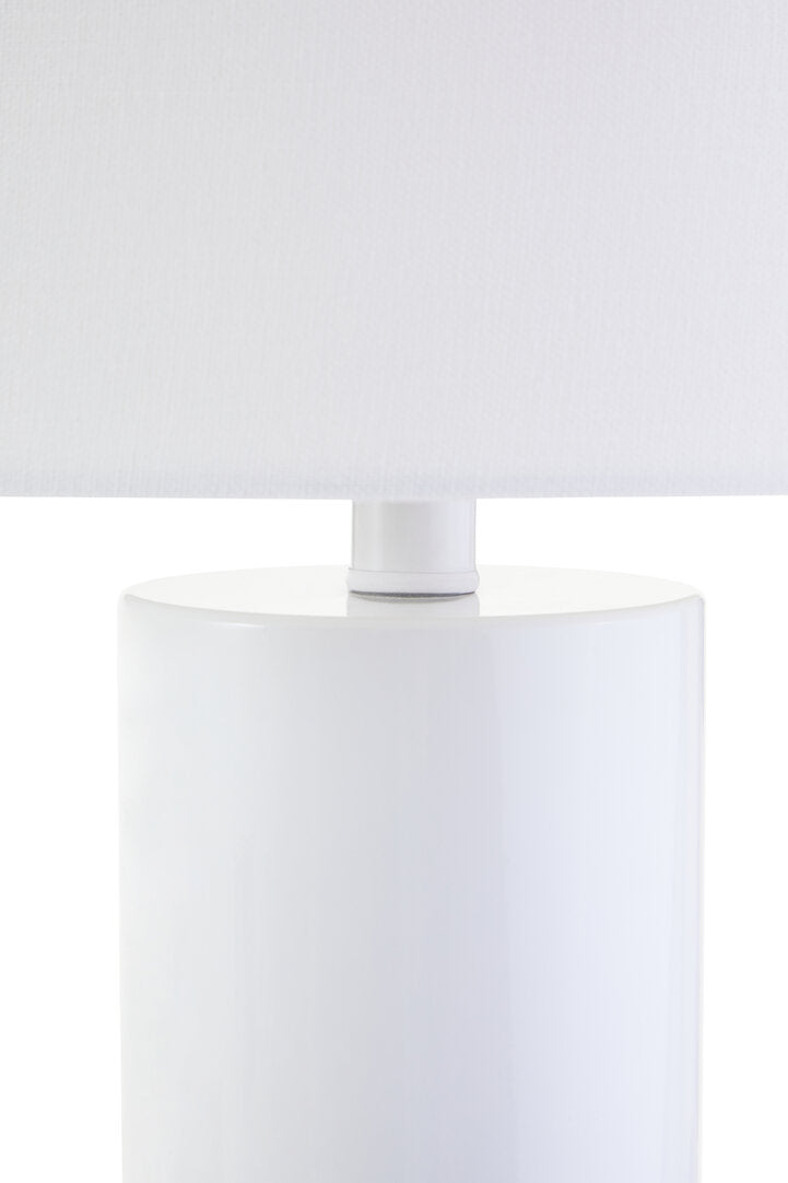 Milan Black and White Marble Table Lamp