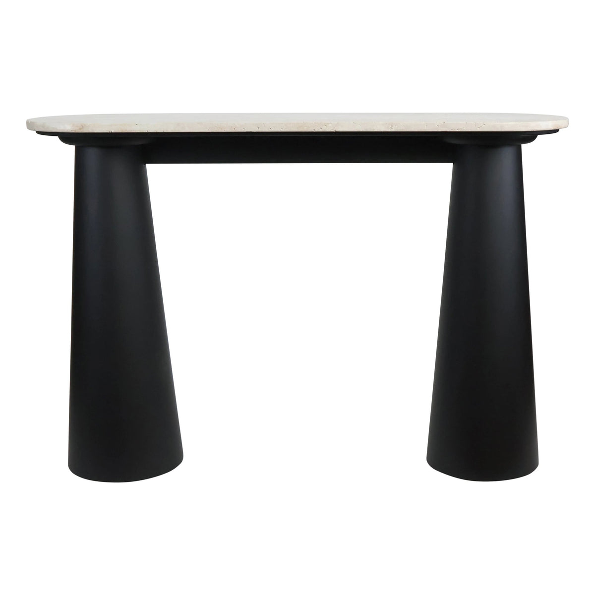 Launceston Top and Mango Wood Console Table #colour_black