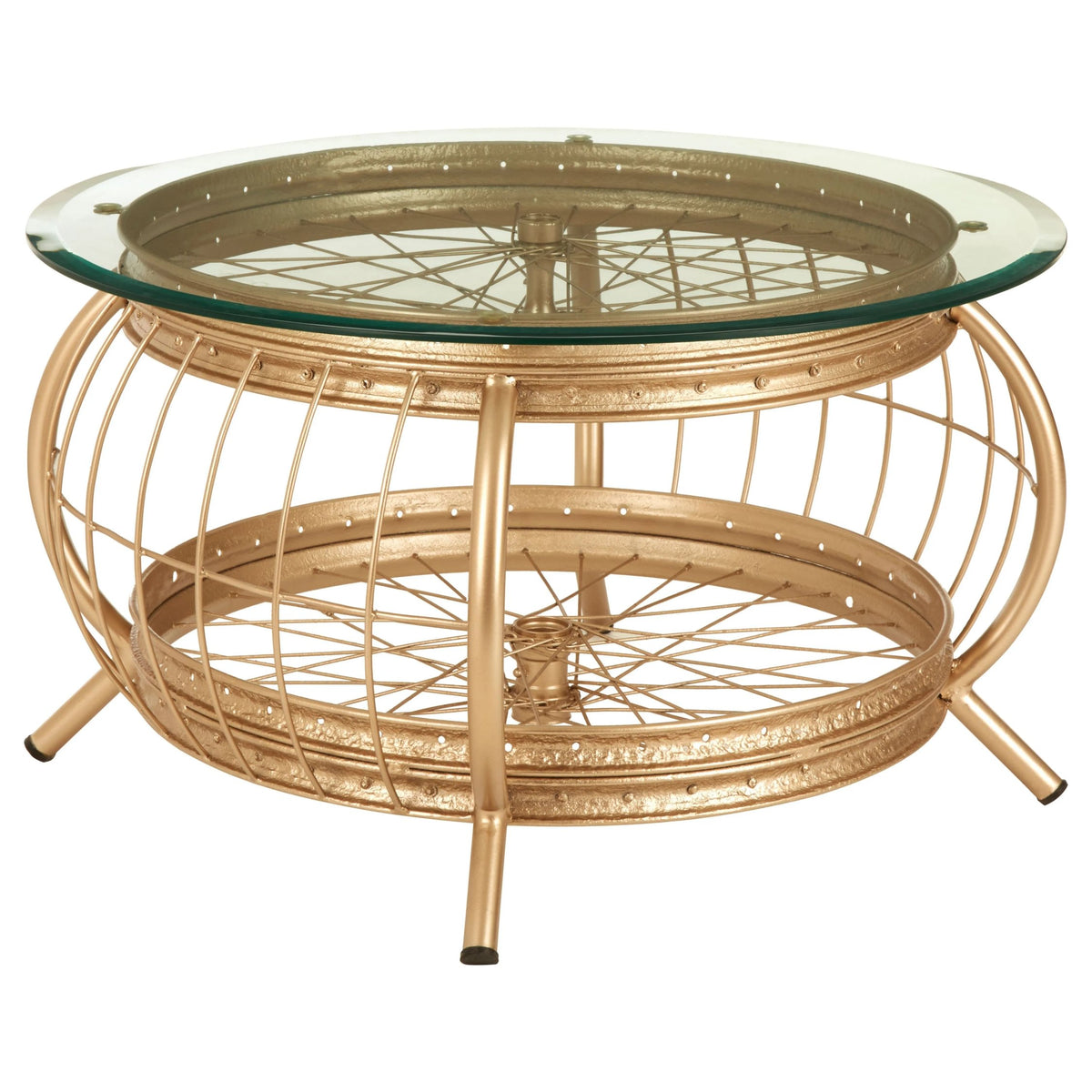 Lyndhurst Bicycle Wheel Coffee Table