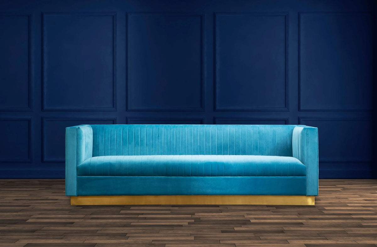 Knutsford 3 Seat Light Blue Sofa