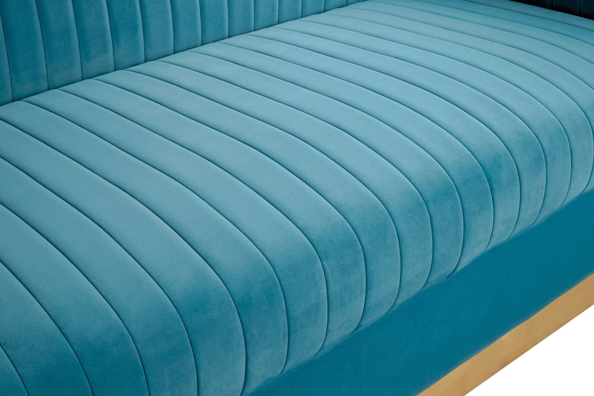 Knutsford 3 Seat Light Blue Sofa