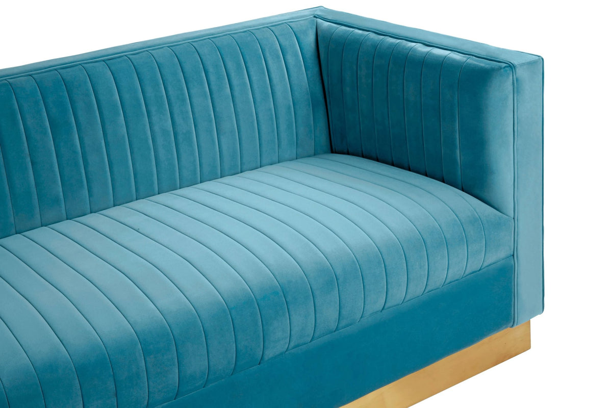 Knutsford 3 Seat Light Blue Sofa