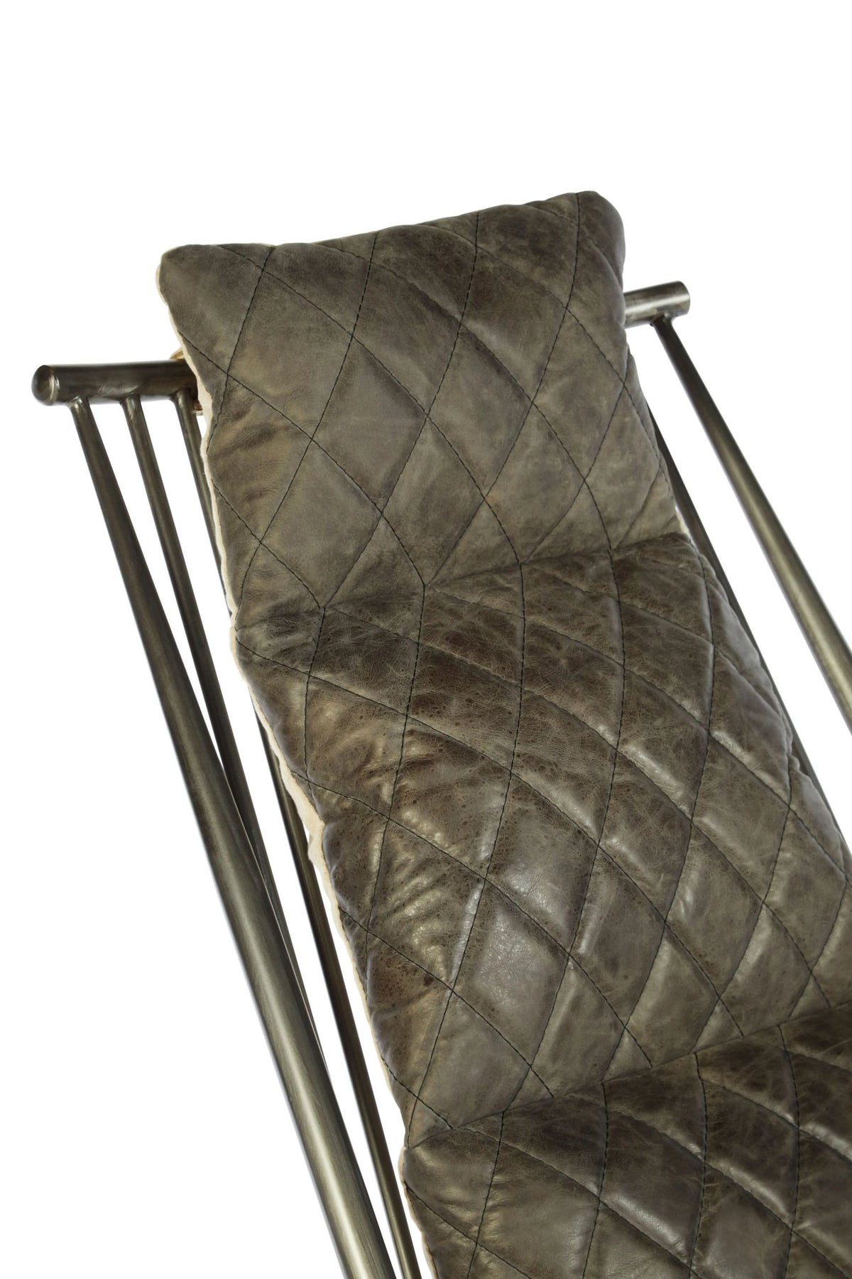 Harrogate Leather High Back Chair #colour_grey