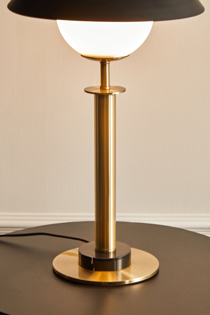 Porto Gold Finish Metal Table Lamp