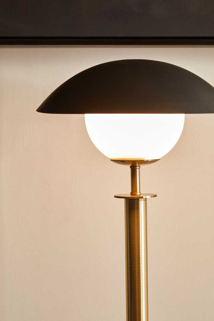 Porto Gold Finish Metal Table Lamp