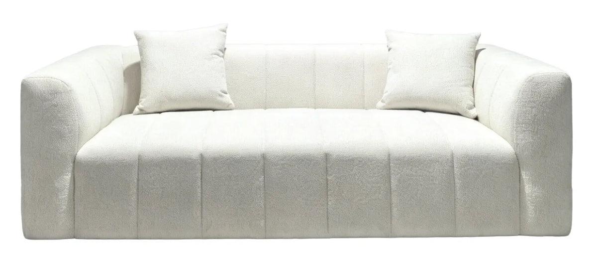 Lowther Natural Textured 3 Seater Sofa