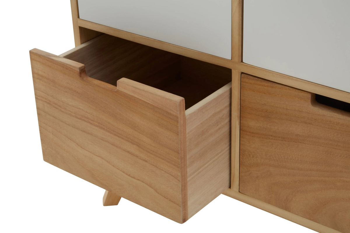 Sherborne Tri Colour Chest of Five Drawers