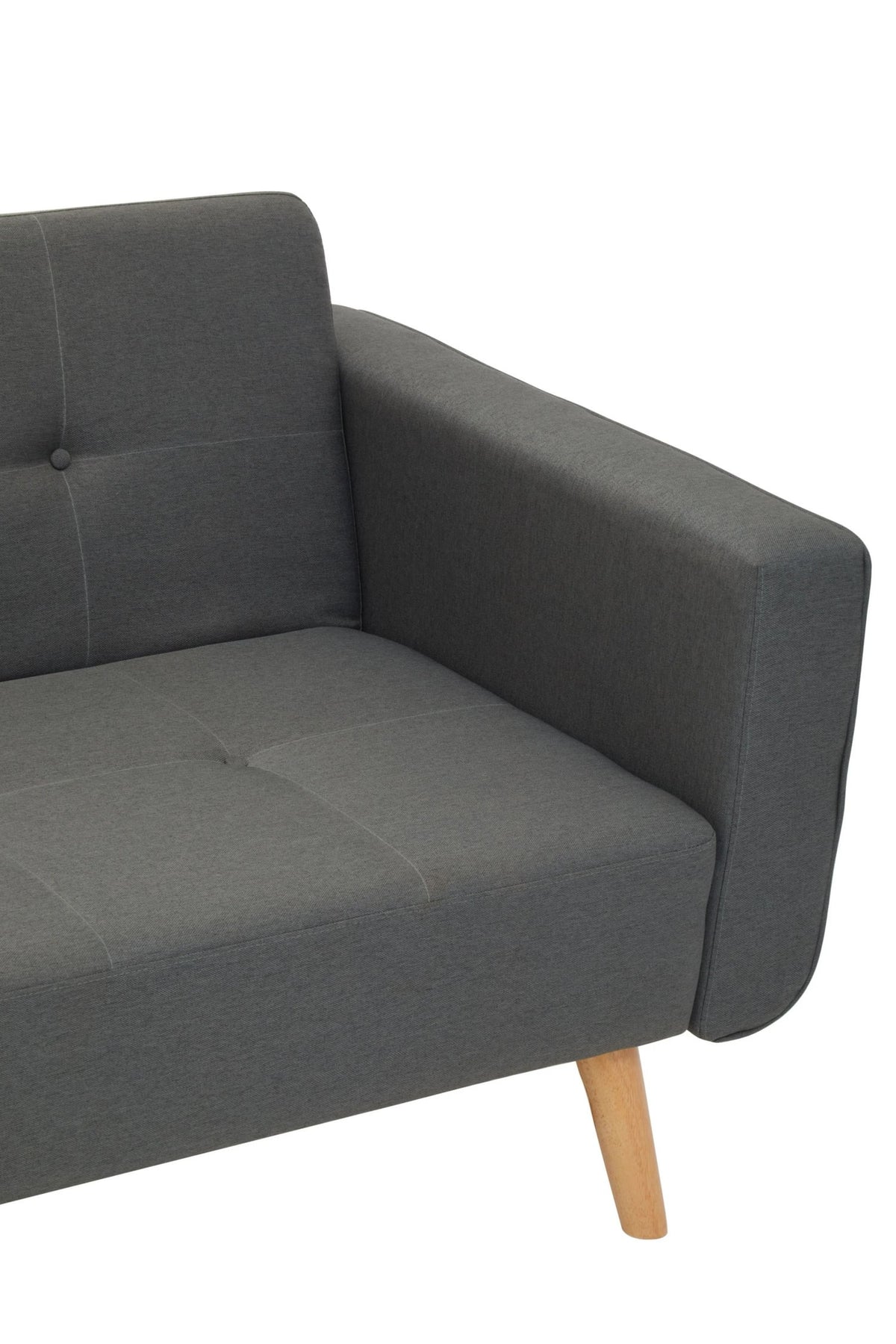 Seville Linen Corner Sofa Bed #colour_grey