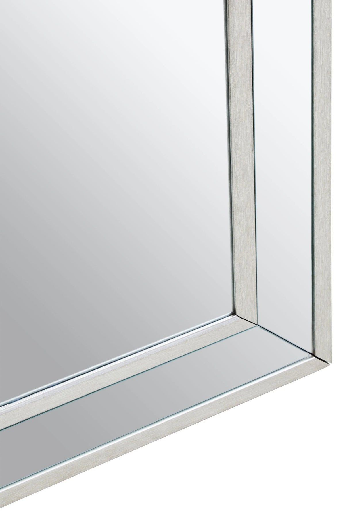 Thirsk Silver Frame Full Length Wall Mirror