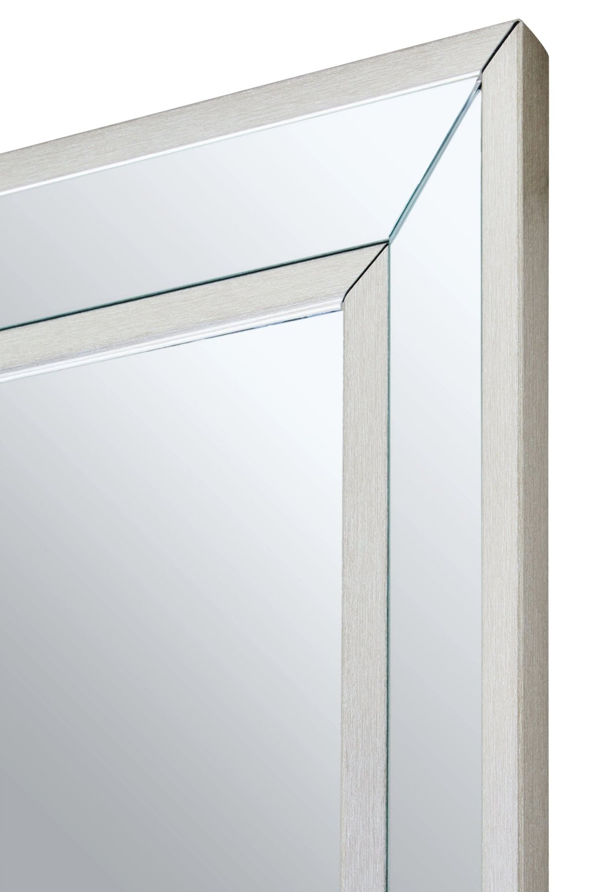 Thirsk Silver Frame Full Length Wall Mirror