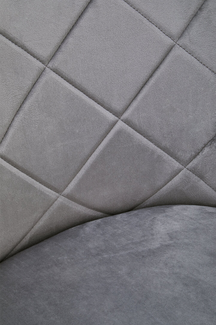 Devon Mink Velvet Splayed Dining Chair