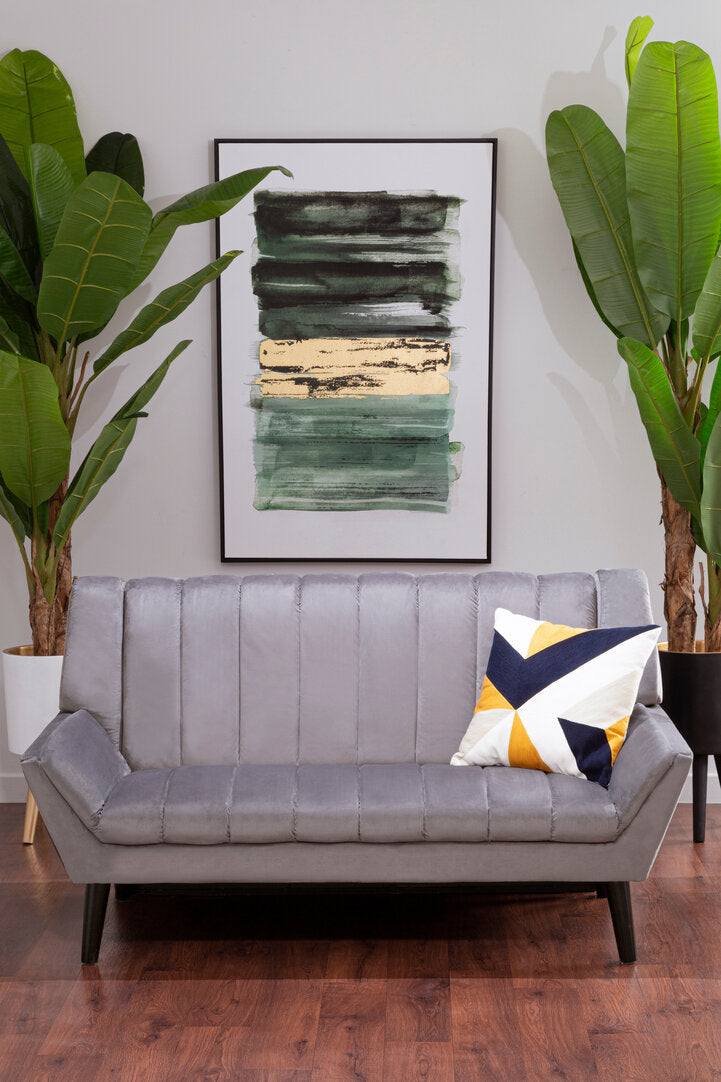 Naples 2 Seat Grey Sofa