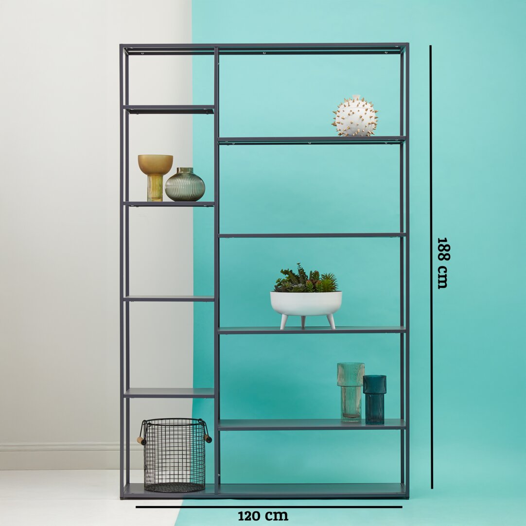 Oxford Grey Metal Multi Shelf Unit