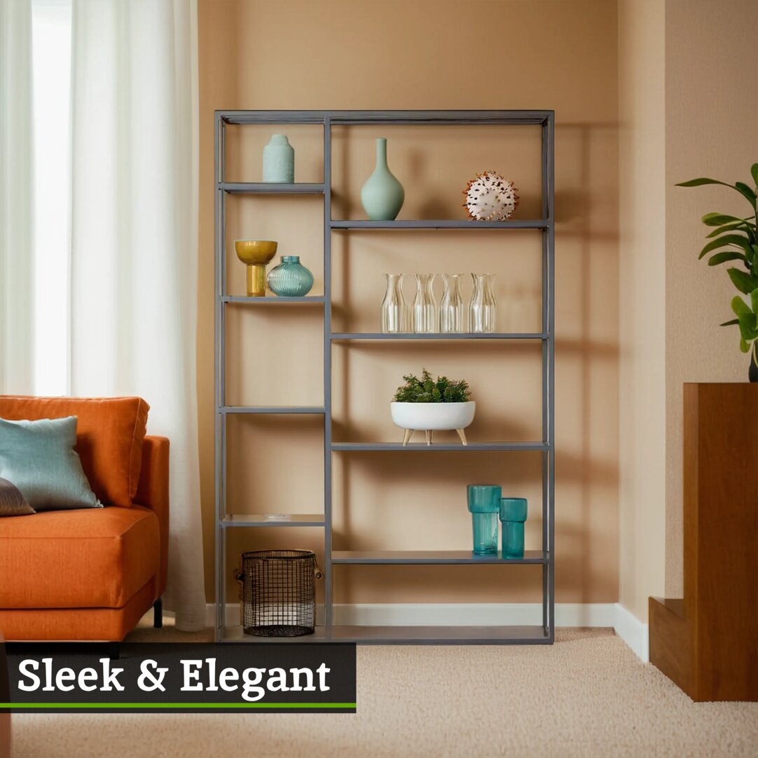 Oxford Grey Metal Multi Shelf Unit